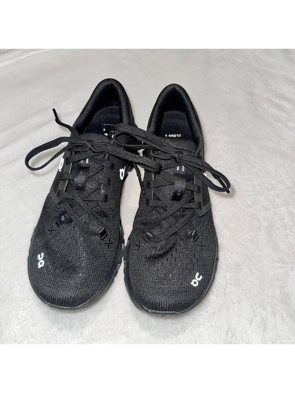 On Cloud X 3 Black Training Sneakers Women's 6.5/ 37.5